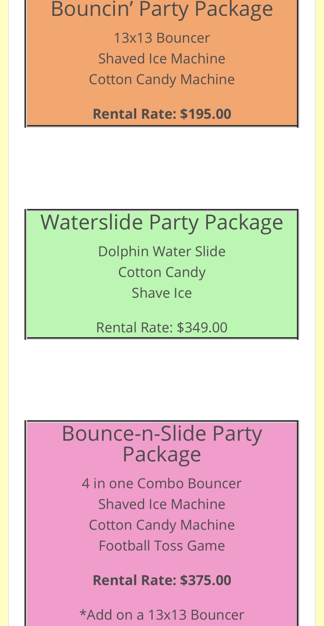 Choosing your Party Rental Company A & B Party Rentals Plus Supplies