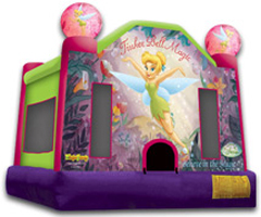 Tinker Bell Themed Bouncer Rental