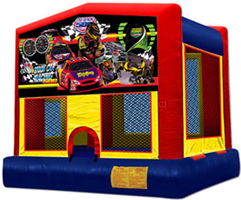 Race Cars Themed Bouncer house