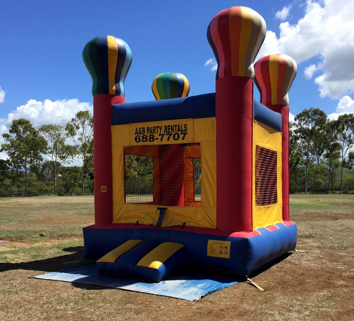 Classic Hot Air Balloon Bounce House A & B Party Rentals