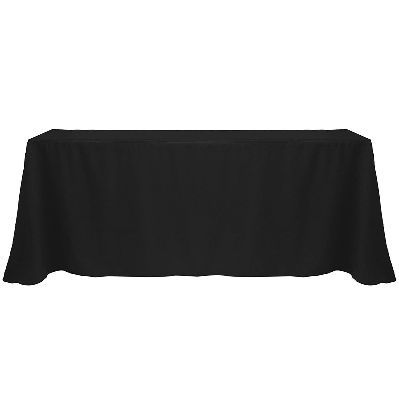 blabk rectangle table cover